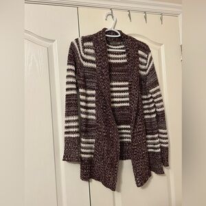Maroon cardigan